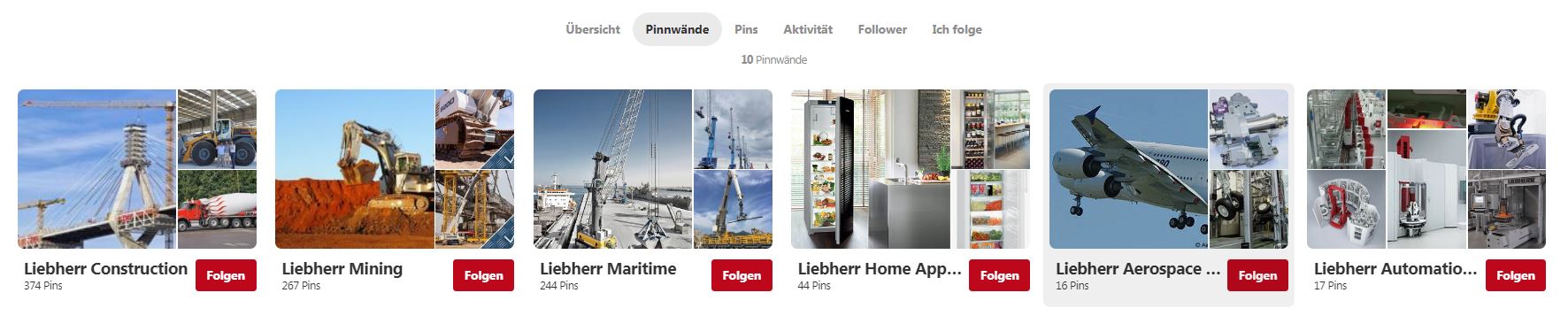 Pinterest-B2B-Liebherr-Pinnwand