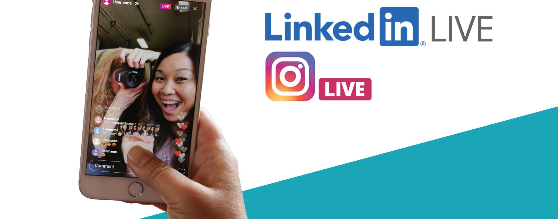 LinkedIn Live oder Instagram Live